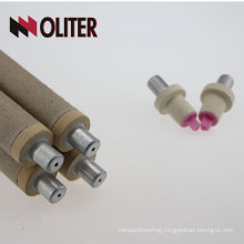 Oliter immersion expendable consumable fast disposable s type thermocouple tips for foundry with 604 triangle receptacle